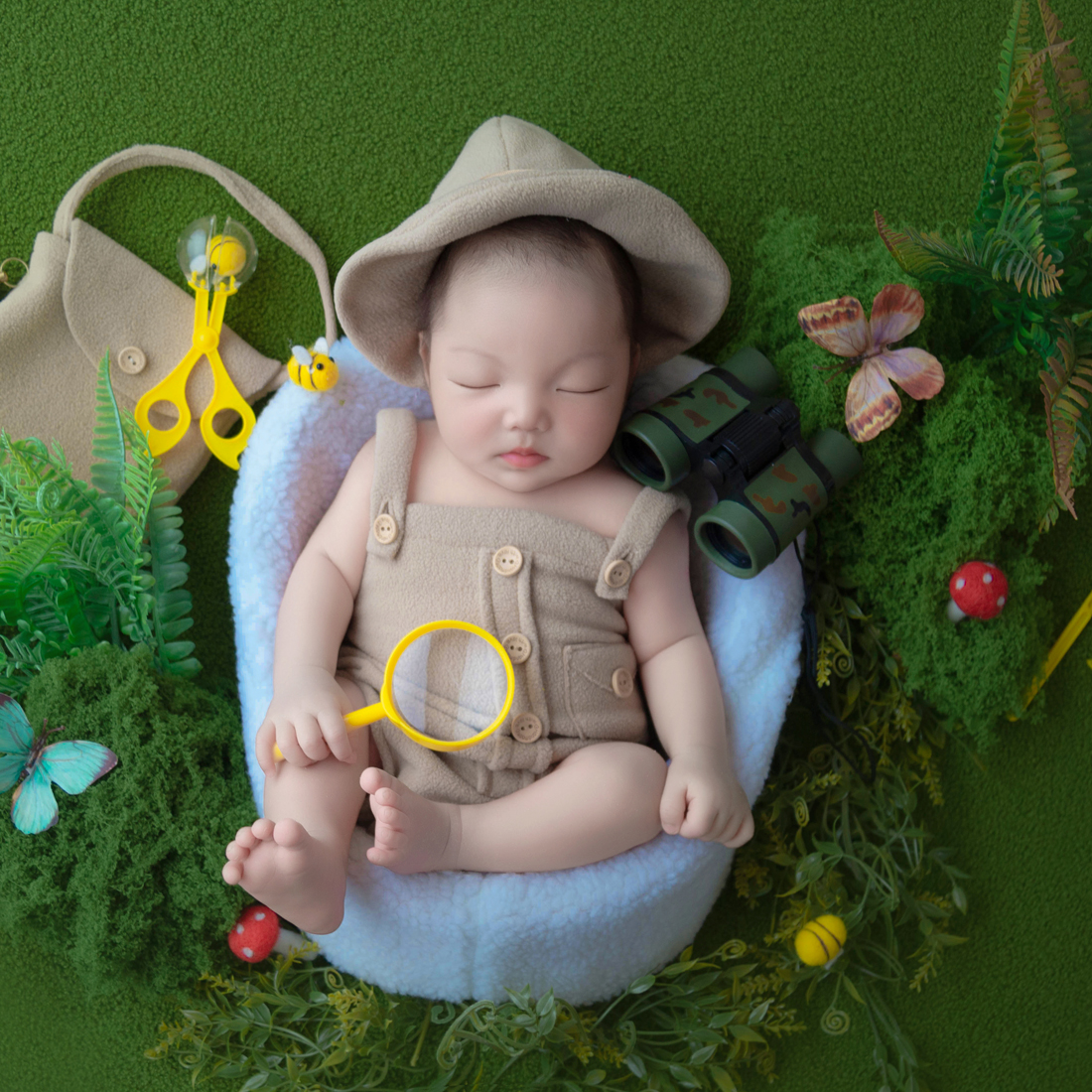 (pwb-510)תלבושת "החוקר הקטן" לצילום תינוקות