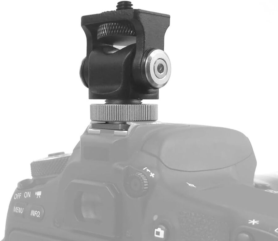 תפס, צג, מצלמת DSLR ותאורה