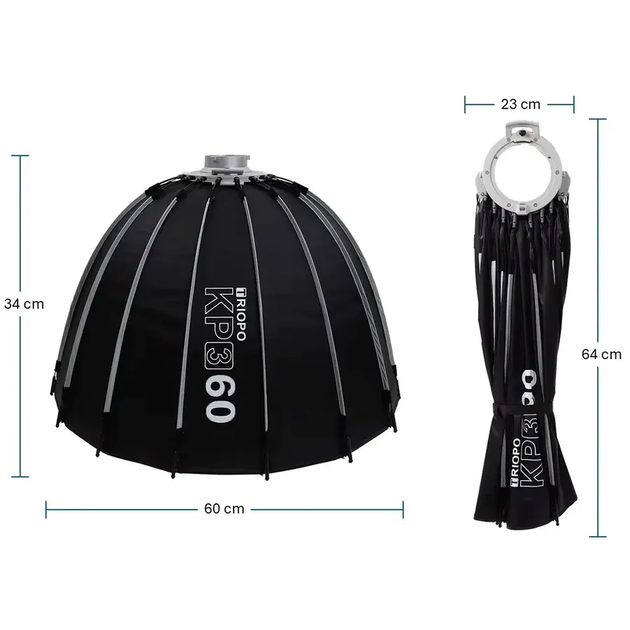 Triopo KP3-60 Quick-Mount Parabolic Softbox