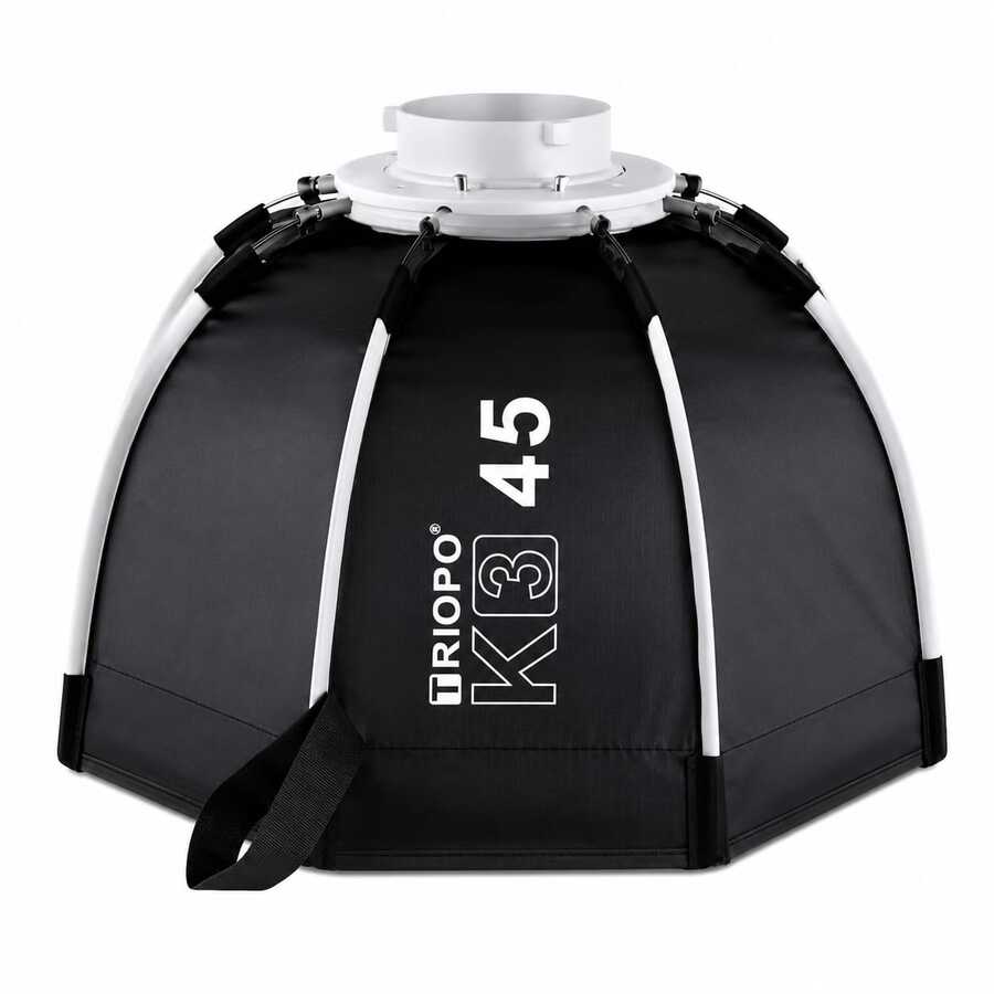 Triopo K3-45 Quick-Mount Parabolic Softbox + Grid