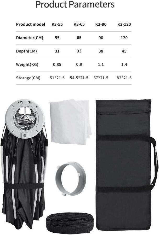 Triopo K3 120cm Softbox