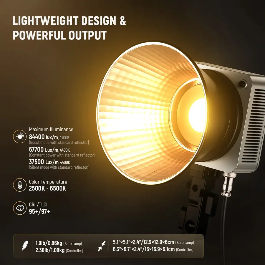 NEEWER HS200B 280W Portable Bi-Color LED Video Light