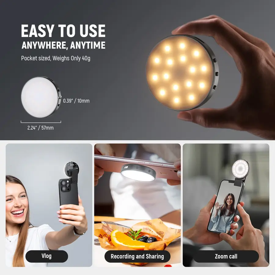 NEEWER ENTRY LEVEL VERSION NL32R Magnetic Selfie Light