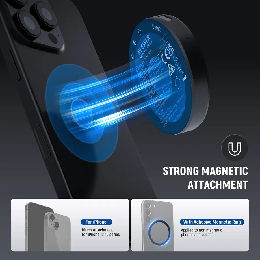 NEEWER ENTRY LEVEL VERSION NL32R Magnetic Selfie Light