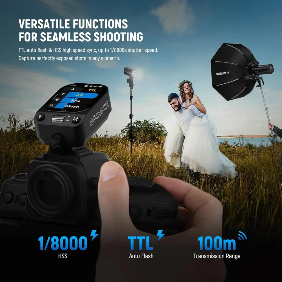 NEEWER QZ TTL Wireless Flash Trigger Transmitter