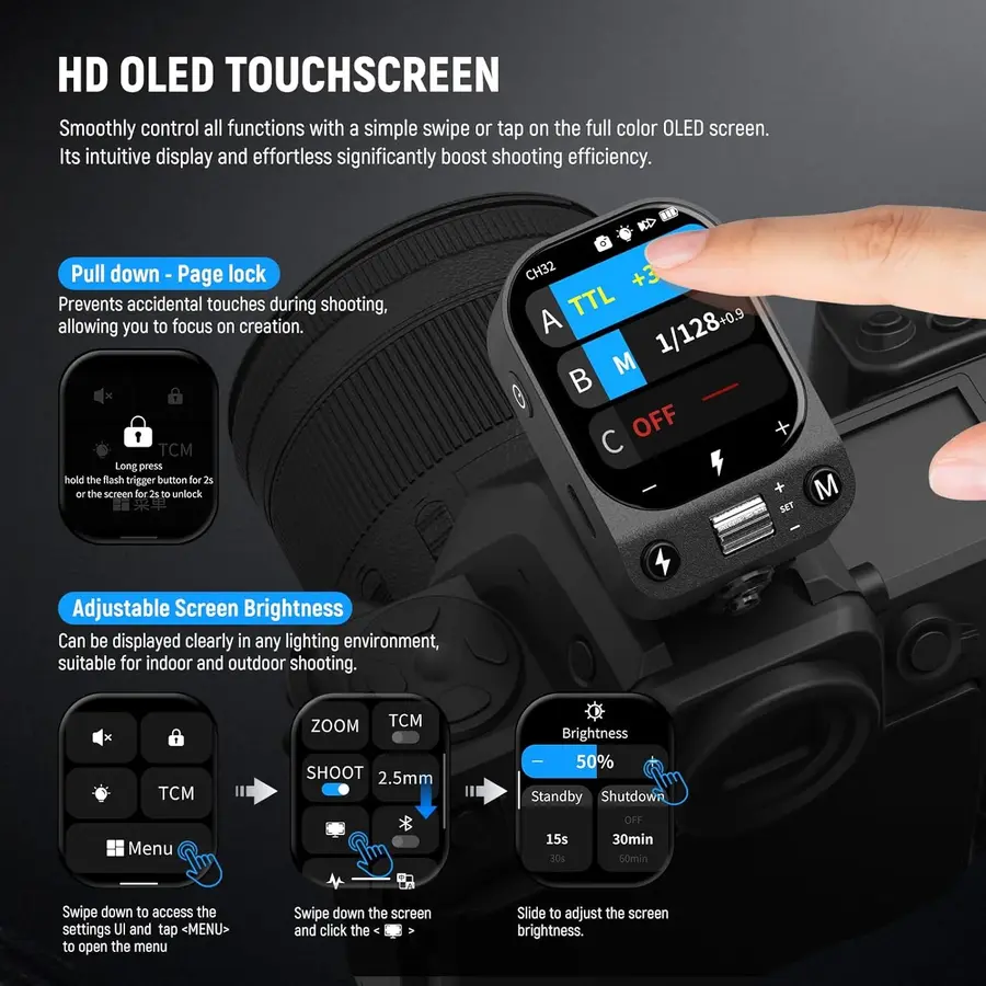 NEEWER QZ TTL Wireless Flash Trigger Transmitter
