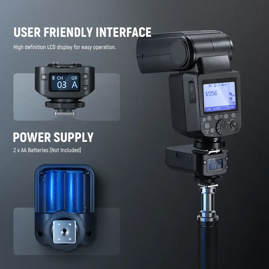 NEEWER QR 2.4G Wireless Flash Receiver For QPRO