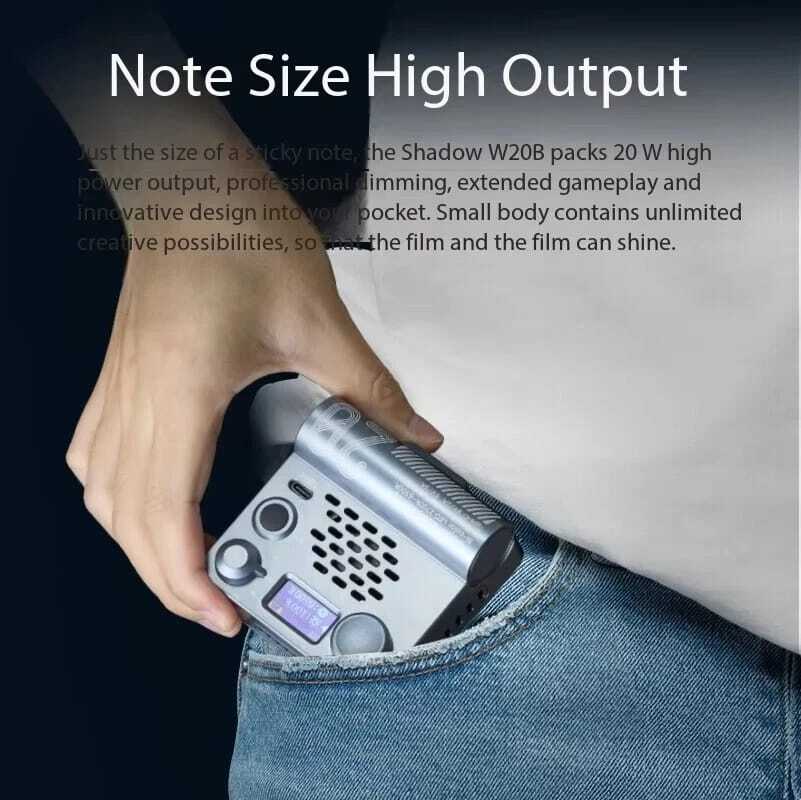 ZSYB W20B 20W Mini Pocket Led Video Light Outdoor COB