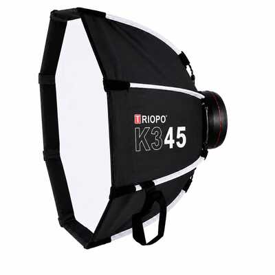 Triopo K3-45 Quick-Mount Parabolic Softbox + Grid