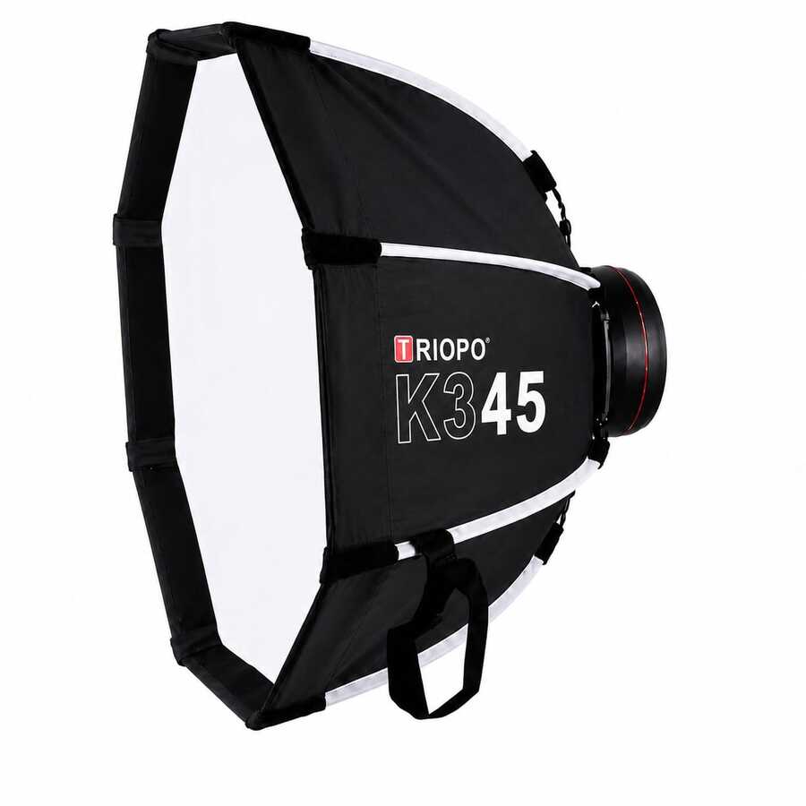 Triopo K3-45 Quick-Mount Parabolic Softbox + Grid