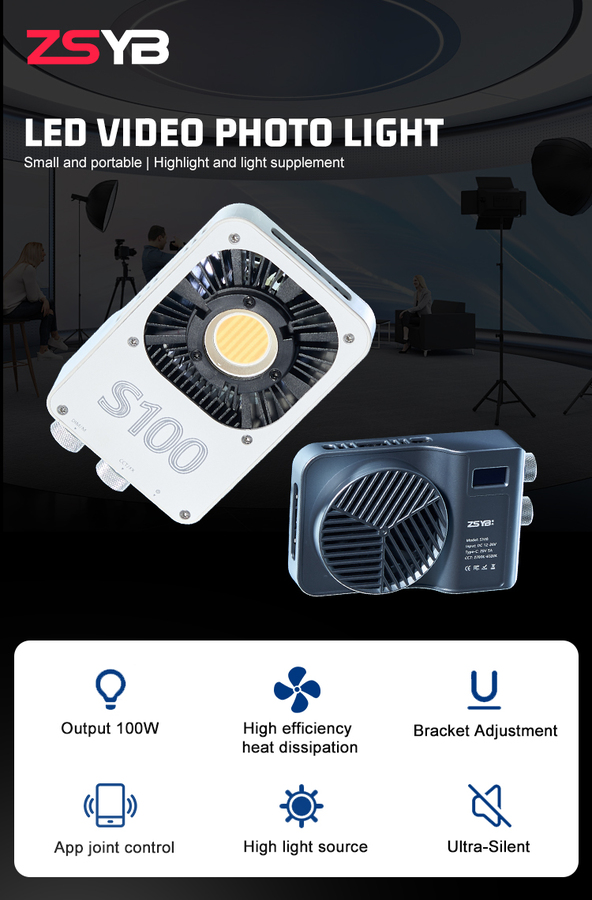 ZSYB S100 LED Video Light