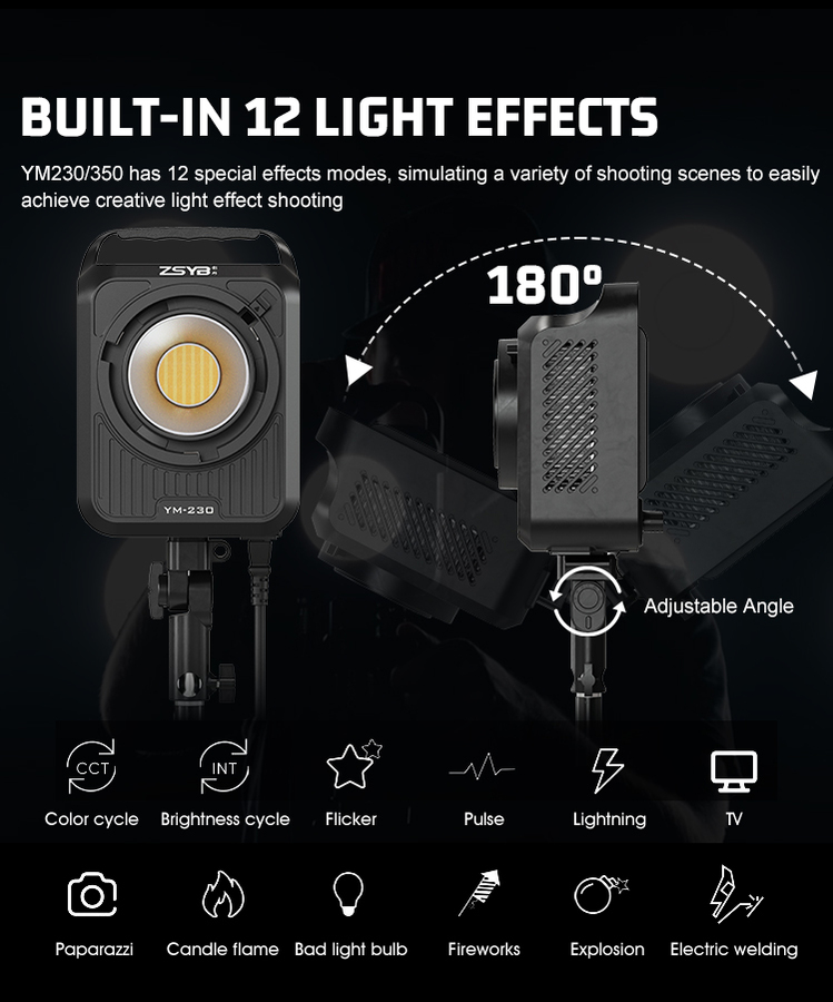 ZSYB YM-350 COB LED Light