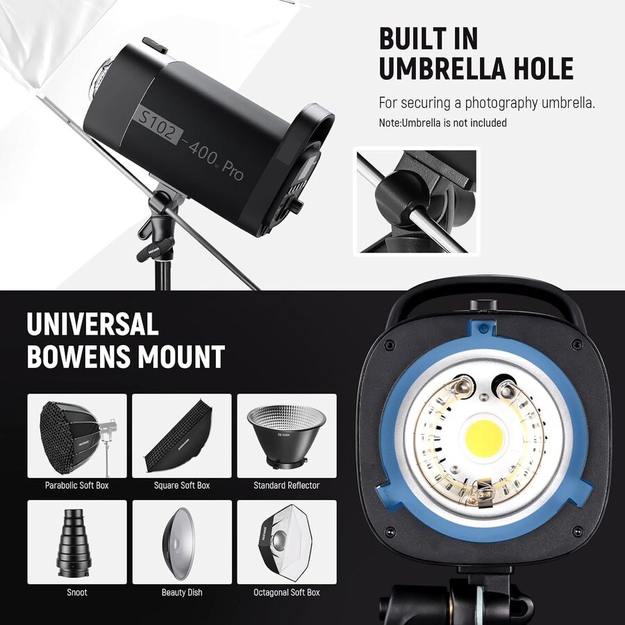 NEEWER 2 Pack S102-400W PRO 400Ws
