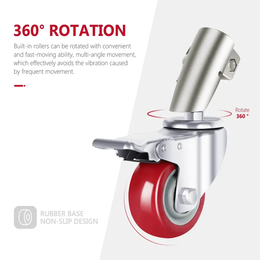 Caster Wheel Set for C-Stand