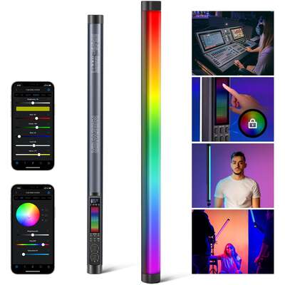 NEEWER TL60 20W RGB Tube Light with APP/2.4G/DMX Control